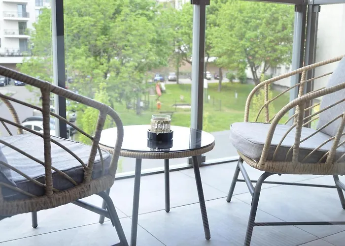 Apartmán Estate Old Town Apartment, Private Parking, Balcony Gdaňsk